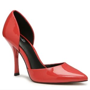 Red pointed heels Dawnira pump
